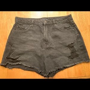 Target Black Jean Shorts